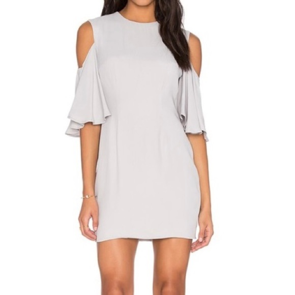 Keepsake - Periwinkle Cold Shoulder Dress - Picture 2 of 5